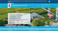 Desktop Screenshot of landkreis-rostock.de